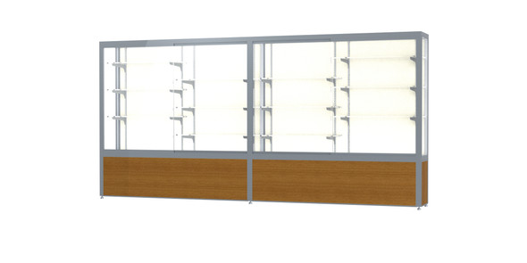 Waddell Challenger 1000 trophy case for school hallways and libraries