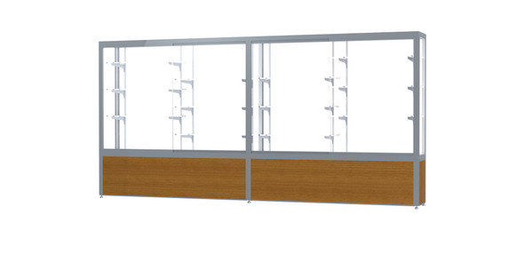 Waddell Challenger 1000 display case for school hallways and trophy rooms