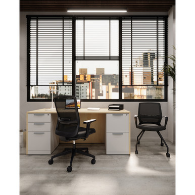 OfficeSource | OS Laminate | Double Full Pedestal Typical - OSTYP235