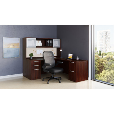 OfficeSource OS Laminate Collection L Shape Typical - OS89
