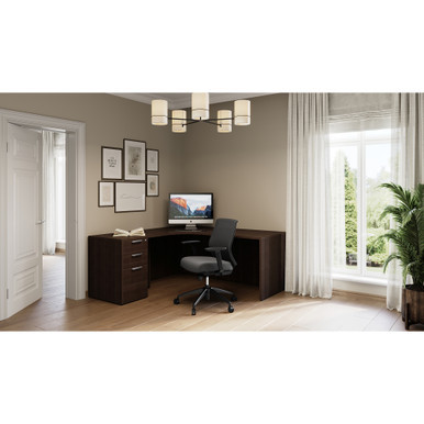 OfficeSource OS Laminate L Shape Typical - OSTYP309