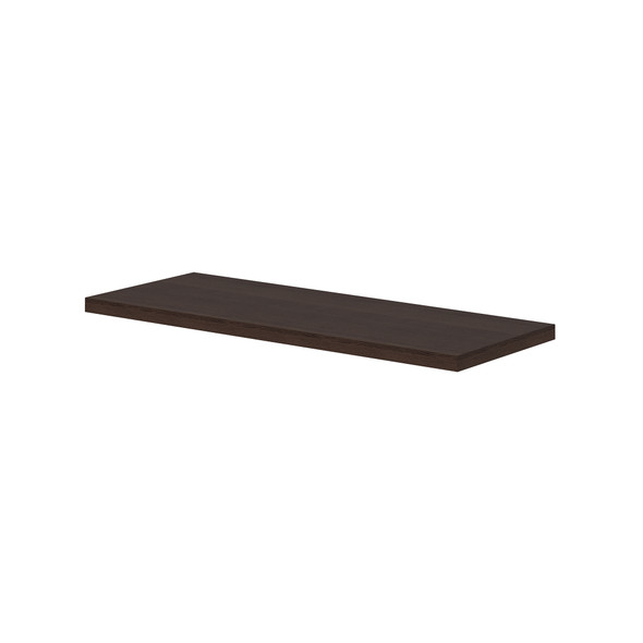 Premium rectangular reception desk transaction top installed on a modern office reception desk
