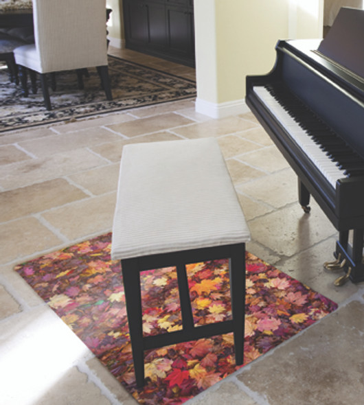 Colortex® Floor Mat in "Autumn Leaves" Design - 36" x 48"
