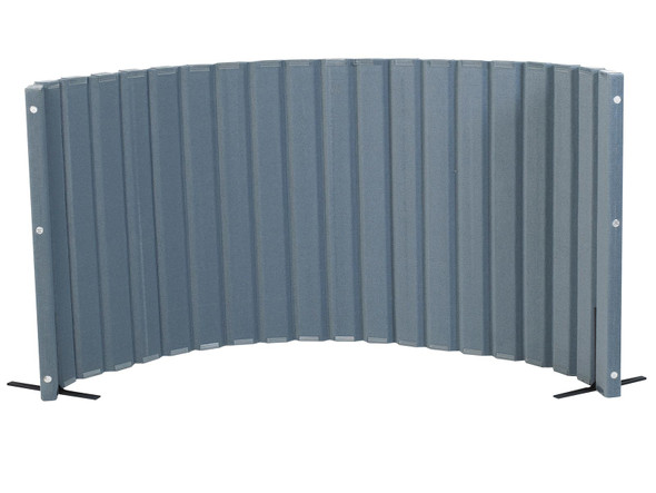 Quiet Divider® with Sound Sponge® 48" x 10' Wall - Slate Blue