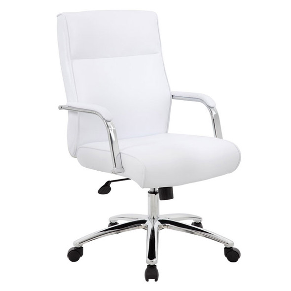 Boss Modern Executive Conference Chair - White