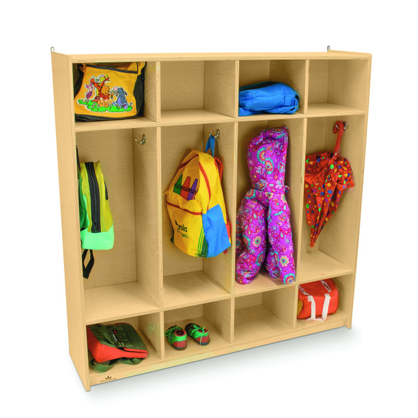 FOUR SECTION COAT LOCKER