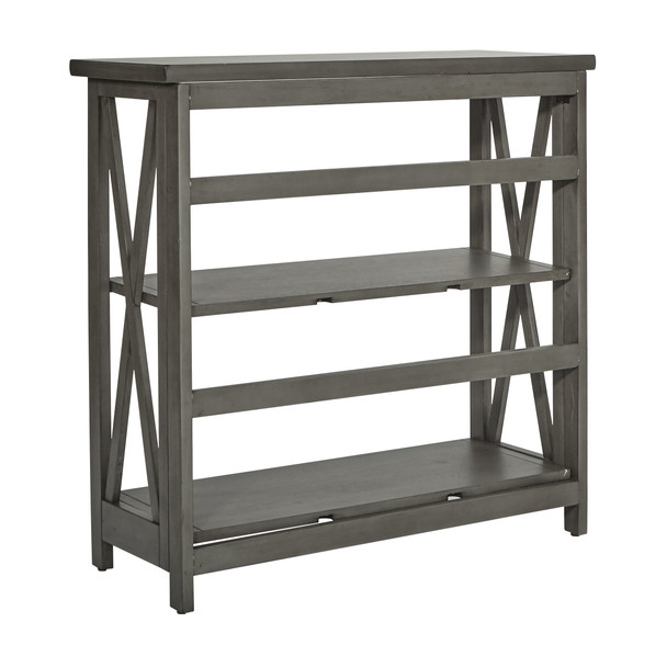 Hillsboro 3 Shelf Bookcase HSB27-WGR