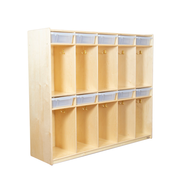 10 Section Locker with Translucent
