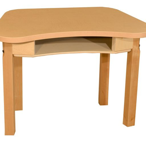 Synergy 18" x 30" High Pressure Laminate Desk with Hardwood Legs- 24"