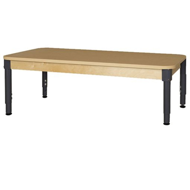 30" x 60" Rectangle High Pressure Laminate Table with Adjustable Legs