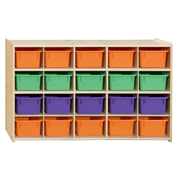 Contender 20 Tray Storage with Assorted Pastel Trays