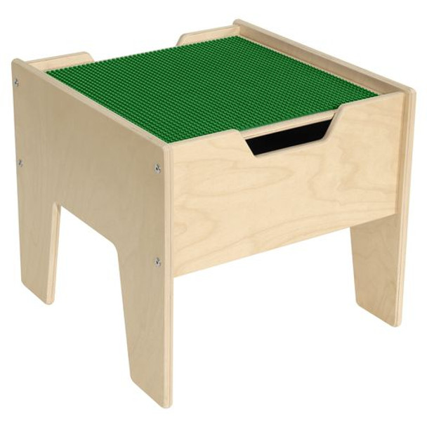 Contender 2-N-1 Activity Table with Green LEGO® Compatible Top - RTA