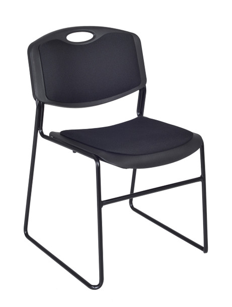 Zeng Padded Stack Chair- Black