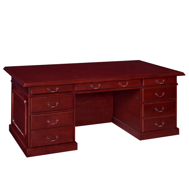 Prestige 72" x 36" Desk- Mahogany