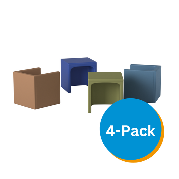 Woodland Cube Chairs- Set of 4