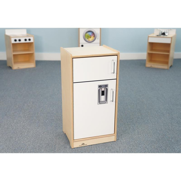 Let's Play Toddler Refrigerator - White