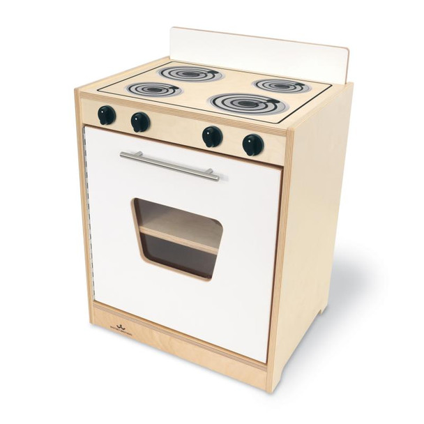 Contemporary Stove - White Contemporary Stove - White