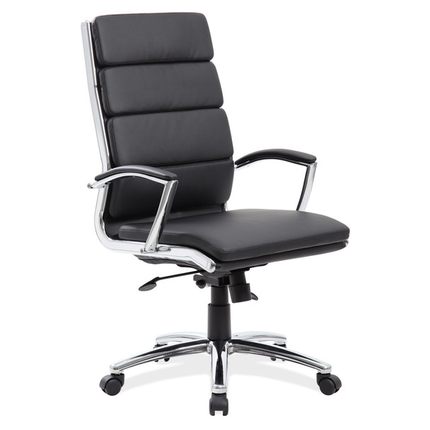 Executive High Back Chair with Chrome Frame