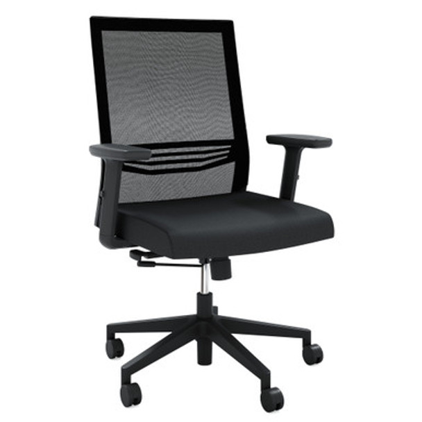 Mid-Back Mesh Task Chair with Adjustable Arms