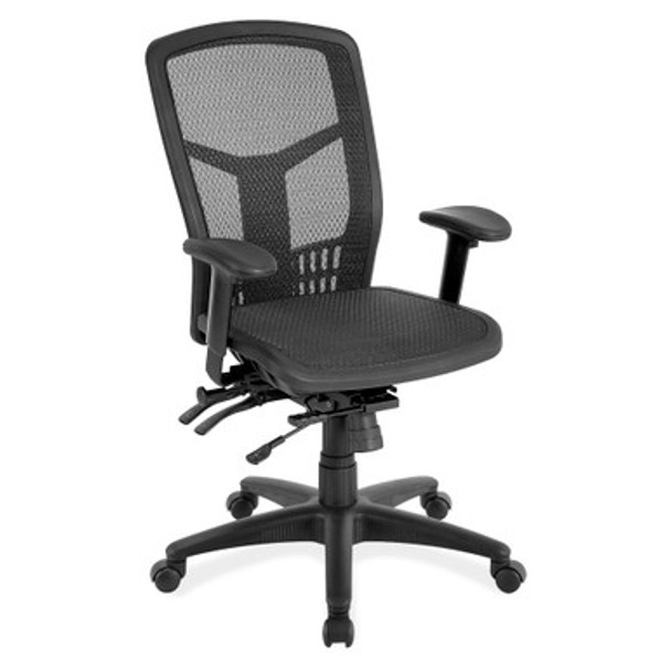 Multi-Function High Back Mesh Back Chair with Black Frame