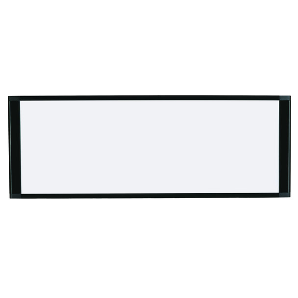 MasterVision Magnetic Steel Dry-Erase Cubicle Board, Black Aluminum Frame