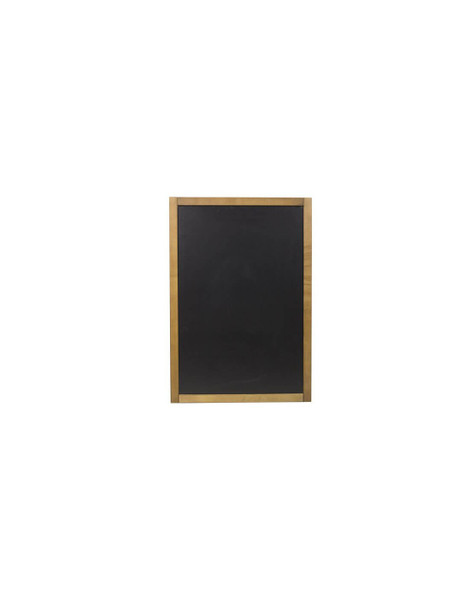 MasterVision Letter Board - 600 x 900 mm Portrait - Black Surface, Oak MDF Frame