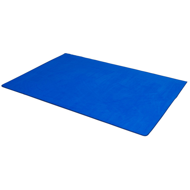 Children’s Factory Solid Blue Classroom Carpet – Rectangle rug for classrooms and therapy spaces