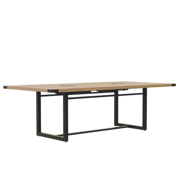 Mirella 8' conference table in Sand Dune finish by Safco for classrooms and collaborative offices