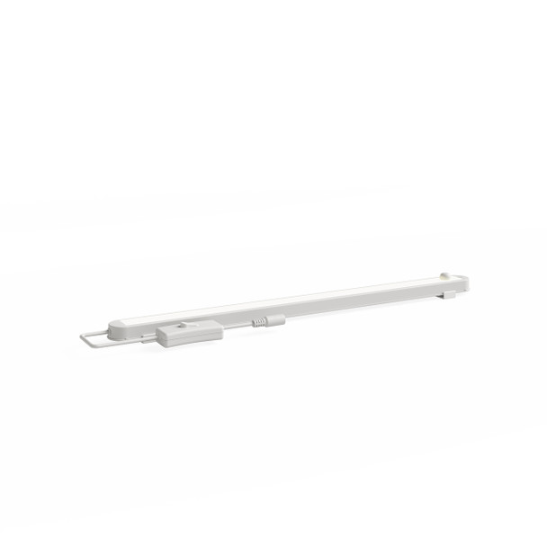 Resi LED under cabinet light in white by Safco for classroom shelving
