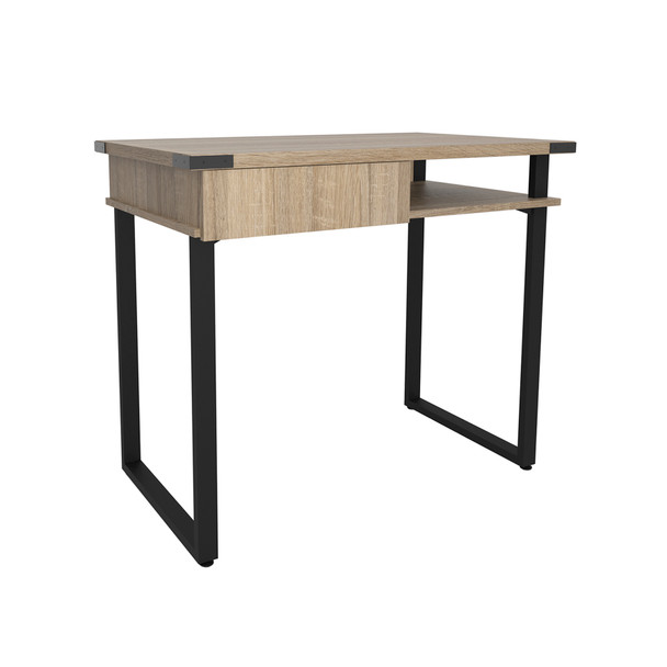 Safco Mirella SOHO Desk in Sand Dune for classroom planning stations
