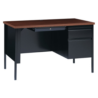 OfficeSource | Raleigh | 48''W Single Right Pedestal Desk