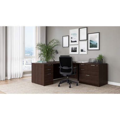 OfficeSource OS Laminate Collection L Shape Typical - OSTYP112