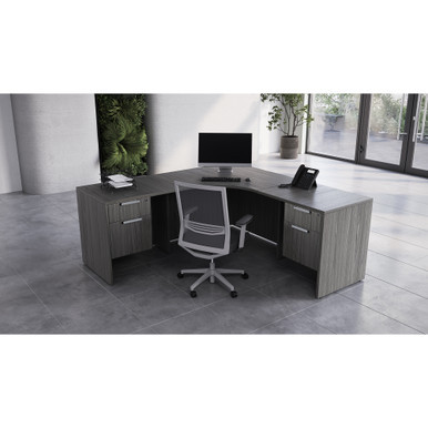 OfficeSource OS Laminate L Shape Typical - OSTYP318