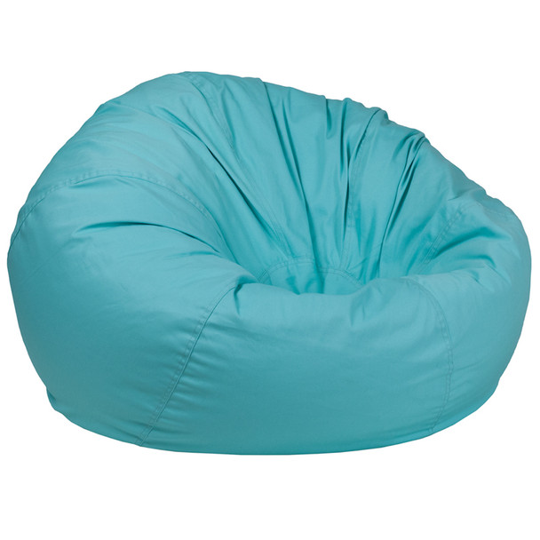 Oversized Solid Mint Green Bean Bag Chair