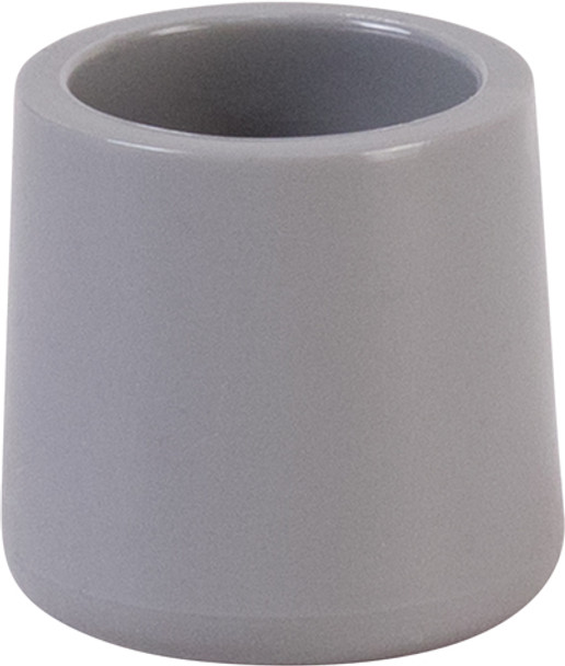 Grey Replacement Foot Cap for Plastic Folding Chairs