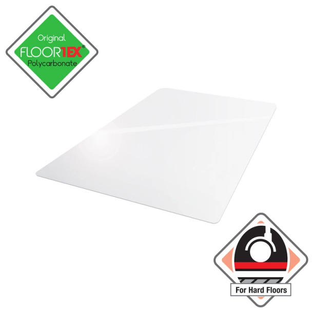 Ultimat® Polycarbonate Corner Workstation Chair Mat for Hard Floor - 48 x 60"