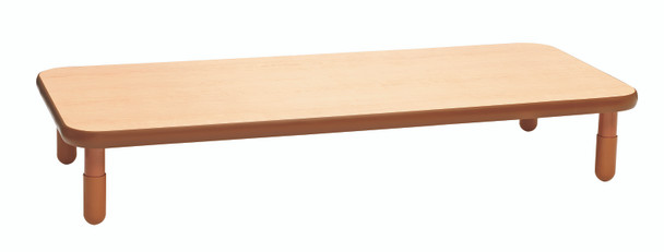 BaseLine® 72" x 30" Rectangular Table - Natural Wood