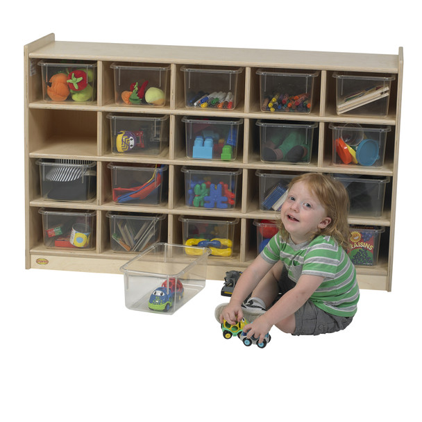 20-Tray Cubicle with Clear Trays