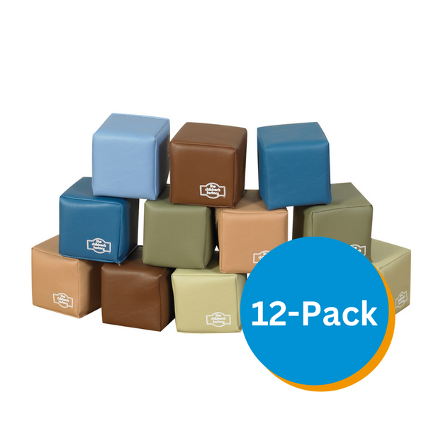 Baby Blocks in Woodland Colors - Set of 12