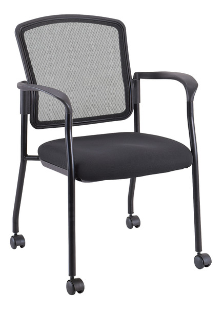 Eurotech Dakota 2 Stackable mesh / fabric Chair with Arms black