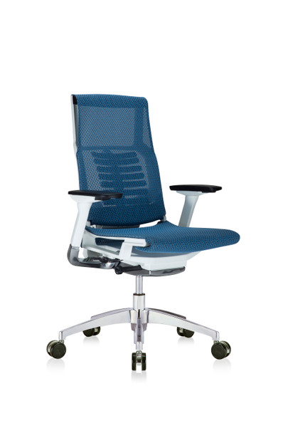 Eurotech Seating Powerfit White Frame All Mesh Chair