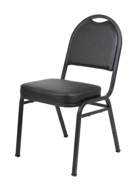 Boss Black Caressoft Banquet Chair (set of 4)