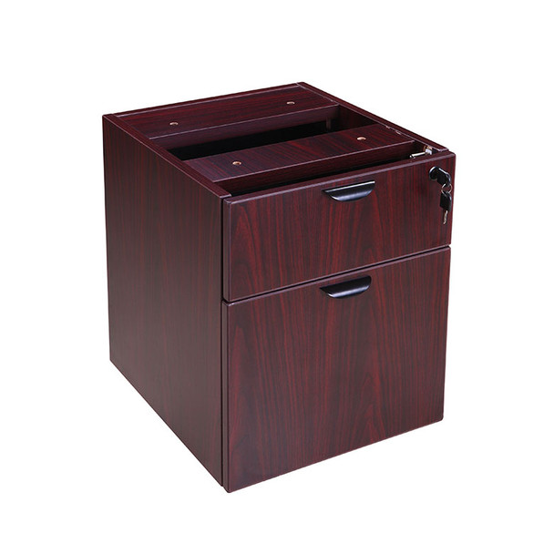 Boss 2 Hanging Pedestal - 3/4 Box/File , Mahogany