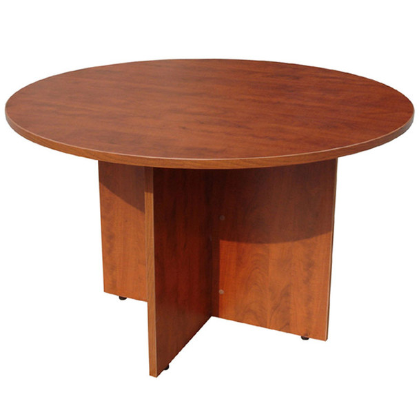 Boss 47" Round Table, Cherry