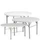 Round Plastic Folding Tables