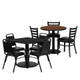 Laminate Restaurant Table and Chair Sets