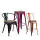 Wood Top Restaurant Barstools