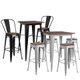 Wood Colorful Bar Table and Stool Sets