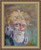 Original Hand Paint Oil Painting on Canvas "Old man Portrait" 8x10"