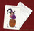 Veralis Funny Collectable Greeting Post Card Halloween "Katrin Witch & Mouse "